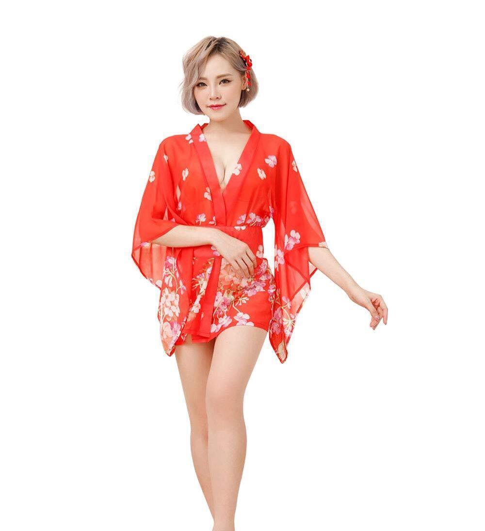 4340 Lingerie sexy lingerie Japanese retro kimono dress cosplay Japanese
